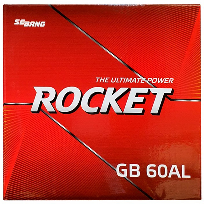 로케트 GB60AL (내 차 밧데리 확인후 구매 필수) 자동차밧데리 폐반납 아반떼HD 올뉴쏘울 포르테 프라이드(신) 넥시아 SM3 프린스 르망 씨에로 벨로스터, 1개, GB60AL 공구대여+폐전지반납