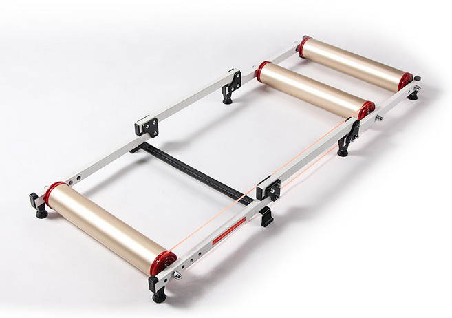 자전거평로라 스마트로라 자전거 연습 실내 벨트 고정로라 롤러 실내자전거 롤러스테이션, 알루미늄 합금 롤러, 1개