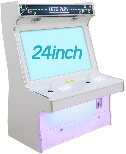 (당일출고&무료배송) swgames 렛츠플레이 24인치 가정용 오락실 게임기 레트로 게임기 (팩포함)