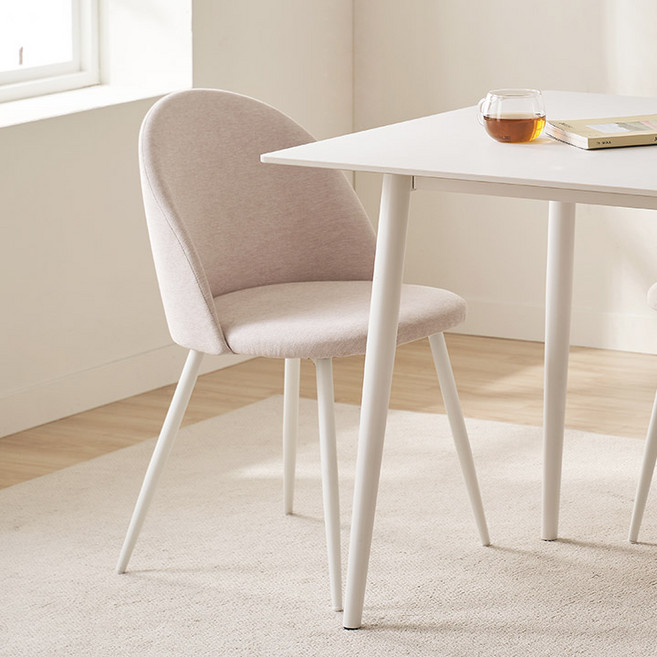 [삼익가구]루티스 기능성 패브릭 디자인 의자(1EA), 오트밀, 1개