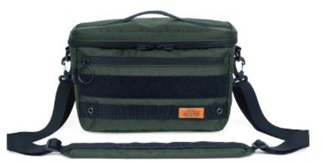 MATCHWOOD TFO Camera Bag一機兩鏡斜背單眼相機包 附防撞內膽, 綠, 1個