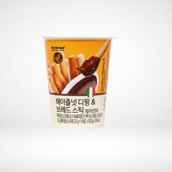 노브랜드 헤이즐넛 디핑 & 브레드 스틱 3세트, 3개, 52g
