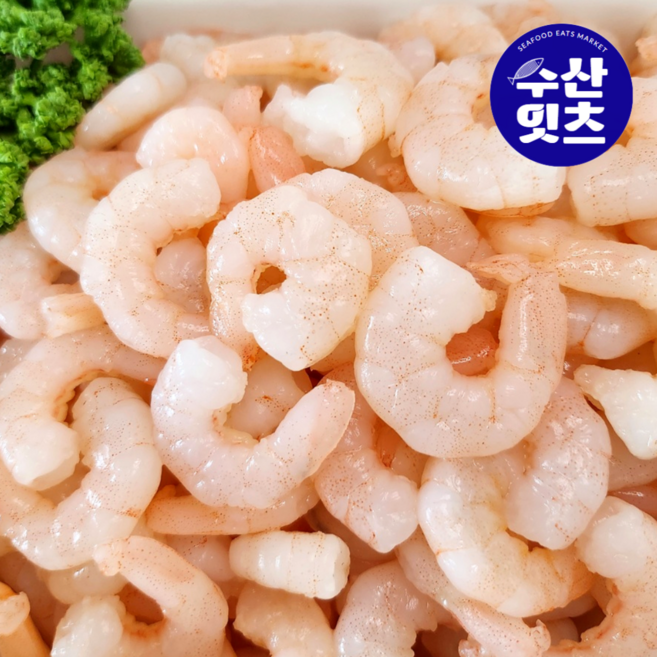 수산잇츠 냉동 자숙 새우살 껍질꼬리X 깐새우 볶음밥, 3개, 200g