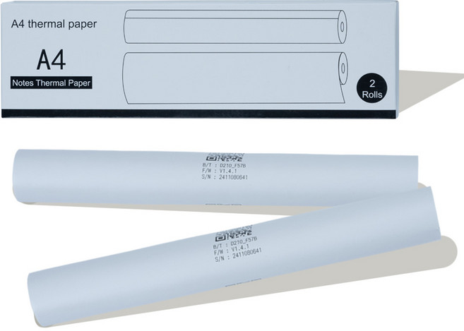 레터치 A4 휴대용 무선 프린터기 감열용지, A4 롤 감열용지(2롤 구성), 1개