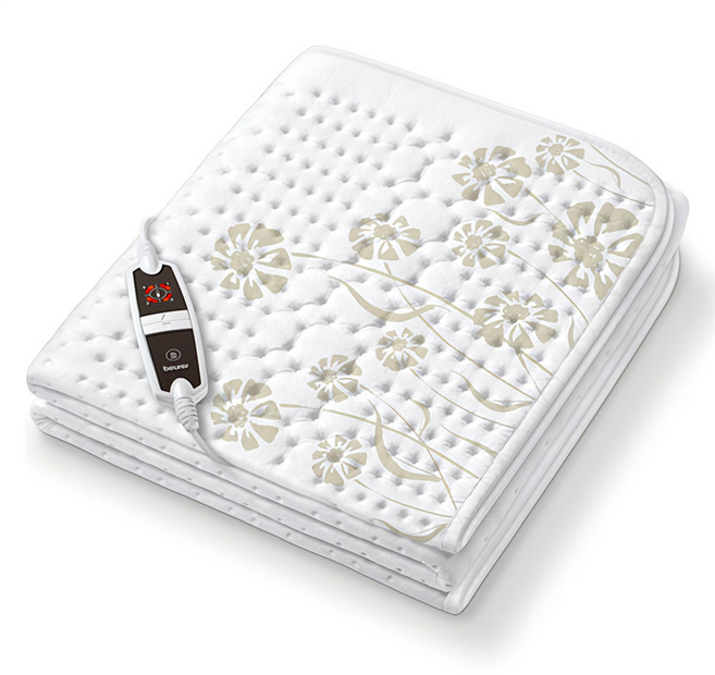 보이러 전기요 UB 60, 화이트플라워, 1인용(80cm x 150cm)