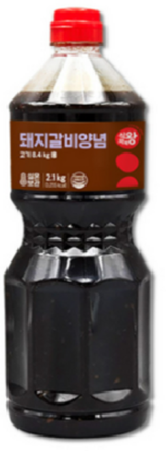 식자재왕 돼지갈비양념 2.1kg, 6개