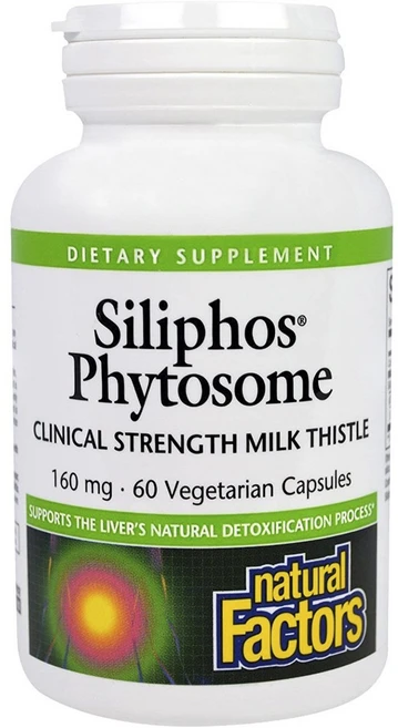 네추럴팩터스 실리포스 피토섬 클리니컬 스트렝스 밀크 씨슬 160mg 베지테리안 캡슐, 60정, 1개 - 쿠팡