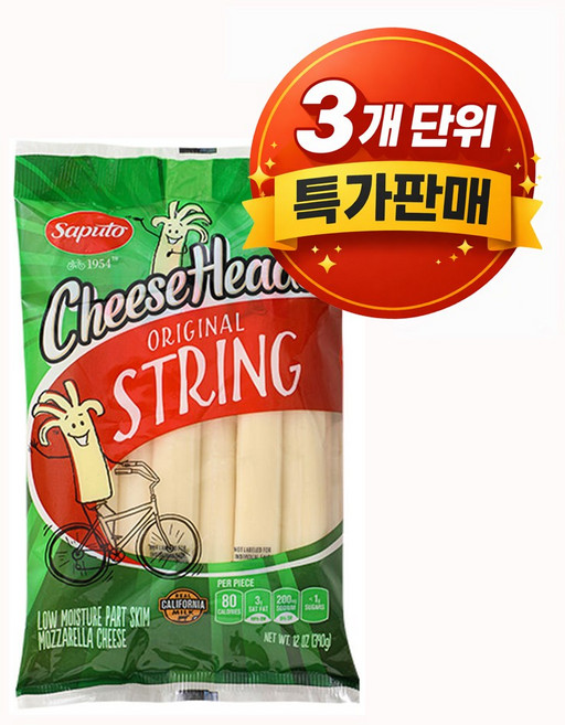 사푸토스트링치즈, 340g, 3개
