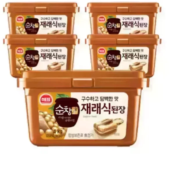 해표 순창궁 재래식된장 1kg 5개, 1개
