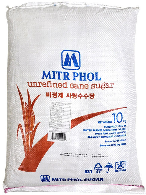 원당 비정제 사탕수수100% 10kg 미트폴, 1개