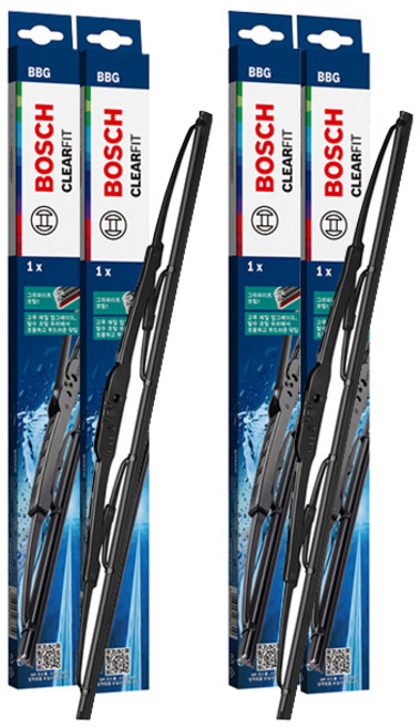 그랜드스타렉스 와이퍼 BBG 600+500 (보쉬 클리어핏) x 2SET, 컨텐츠 참조