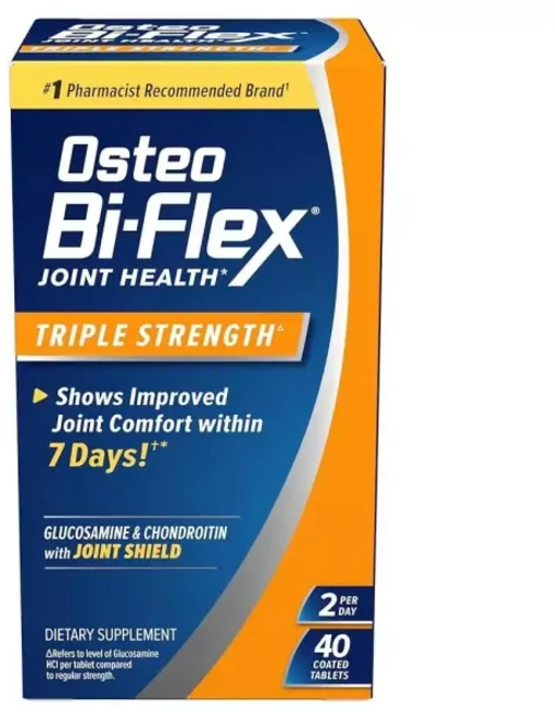 오스테오 바이플렉스 조인트 헬스 트리플 스트렝스 태블릿 40정, 1개, OSTEO BI-FLEX - 쿠팡