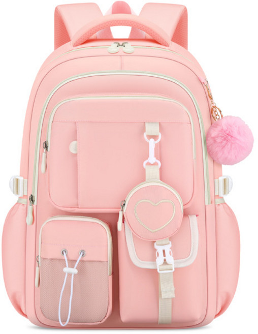 國小書包護脊減負輕便大容量可愛雙肩包初中女生揹包