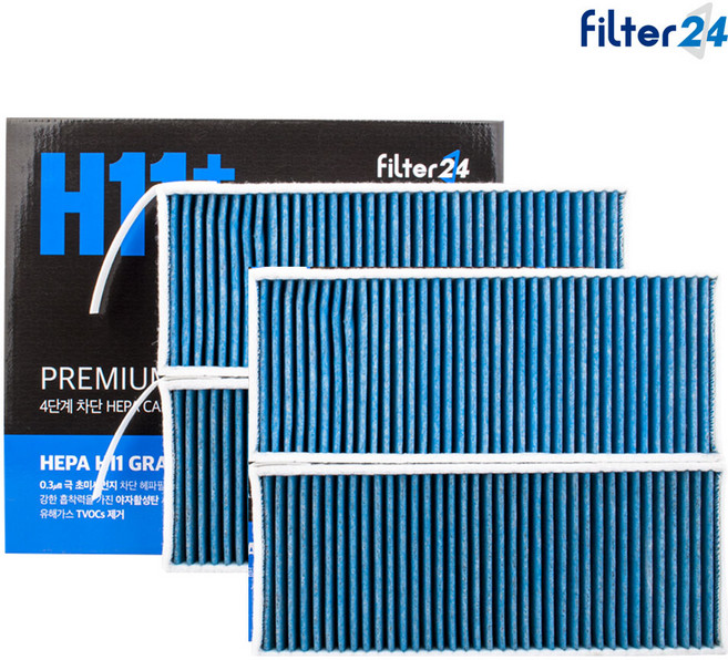 뉴SM5 L43 10.1-12.11 에어컨필터 헤파탈취 HCS04 [4중복합 고급형], 2개