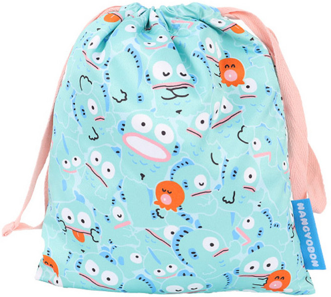 산리오 캐릭터즈 패턴 여성용품 수납 파우치 스트링 다용도 주머니 스트랩파우치 포차코 한교동