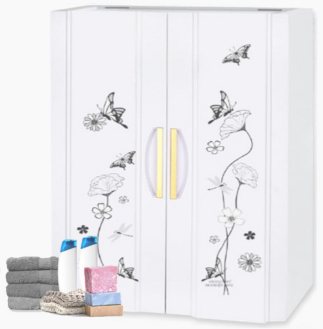 아이리스 다용도 국산 고급 나비골드 욕실장700 화장실 수납정리함 수건정리장, 1개