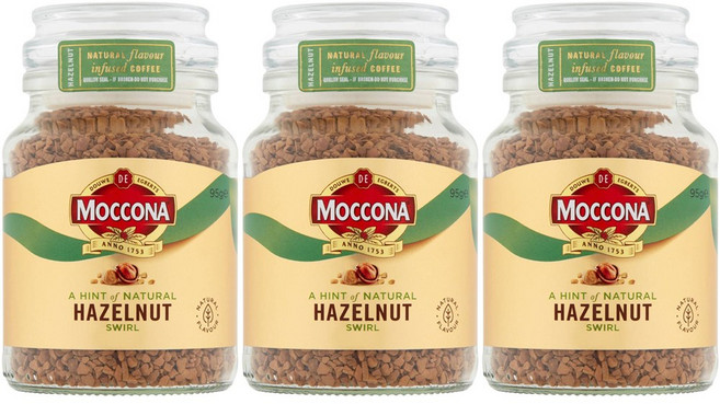 모코나 동결건조 인스턴트 커피 해이즐넛, 95g, 3개, 1개입