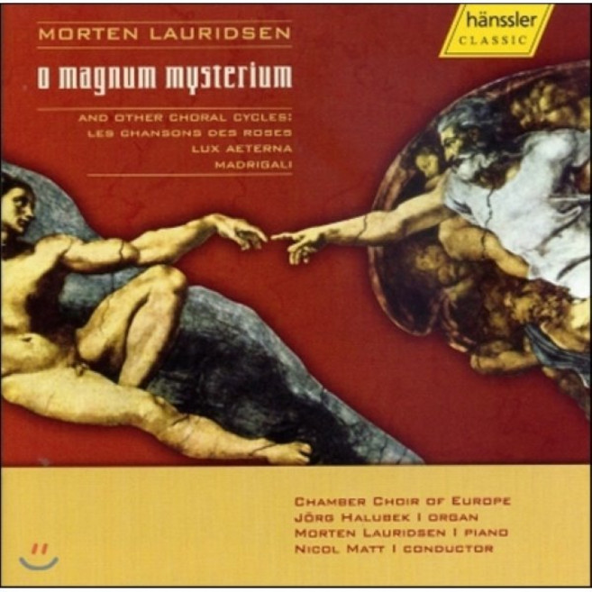 [CD] Chamber Choir Of Europe 모르텐 로리젠: 오 위대한 신비여 (Morten Lauridsen: O Magnum Mysterium)