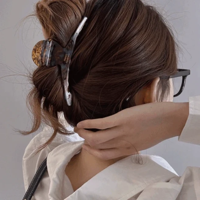 [이너원]머리숱 적은 셀룰로즈 커브 고퀄 프랑스 집게핀