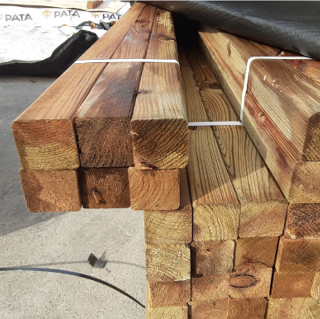 방부목 구조재 38 x 38mm 맞춤재단, 2100mm, 1개