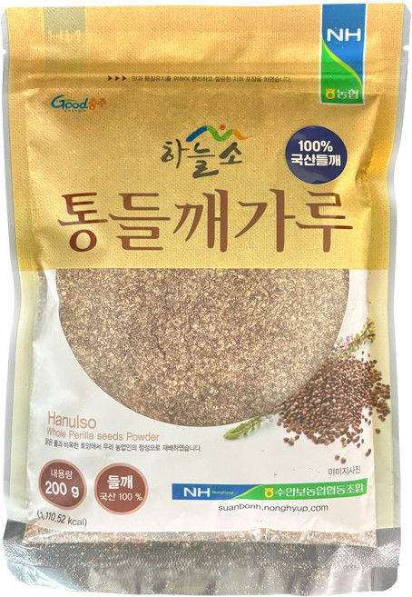 수안보농협 국산 통들깨가루, 1개, 200g