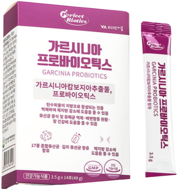 비타민마을 가르시니아 프로바이오틱스 유산균 14포, 14개, 3.5g