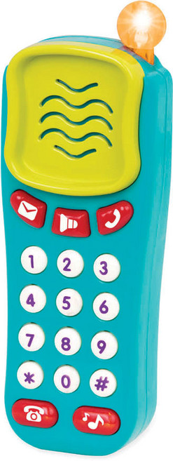 [밧핫] 일렉트로닉전화기 장난감 멜로디 불빛 언어능력 감각발달 학습, 단일옵션, 1개