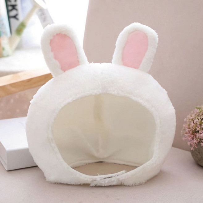 큐티 후드모자 [깜찍 토끼] 화이트