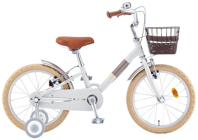 스마트 헤이즐 알루미늄 아동용 자전거, 1개, 140cm, 18인치 아이보리 미조립