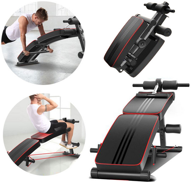 접이식 싯업보드 싯업벤치 푸쉬업 복근 뱃살 허리 스트레칭 강화 운동기구 윗몸일으키기 팔굽혀펴기 푸쉬업보드, 일반형