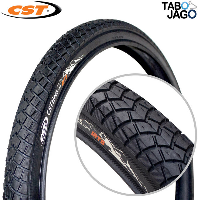 타보자고 CST 26x1.95 26인치 로드 자전거 타이어 53-559 도로용 타이어 C1437, 1개