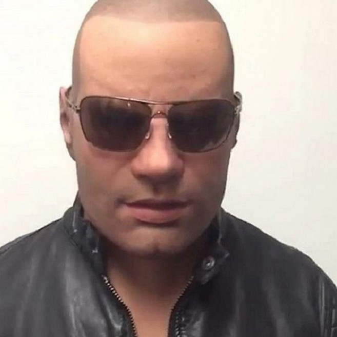 할아버지 가면 얼굴 소품 마스크 분장 풀페이스, 1개, 남성 대머리