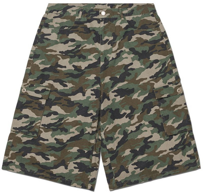 매장정품 노메뉴얼 NOMANUAL D.P CARGO BERMUDA PANTS - C아모우 AMOUFLAGE NMSS52SP01CMO 175486