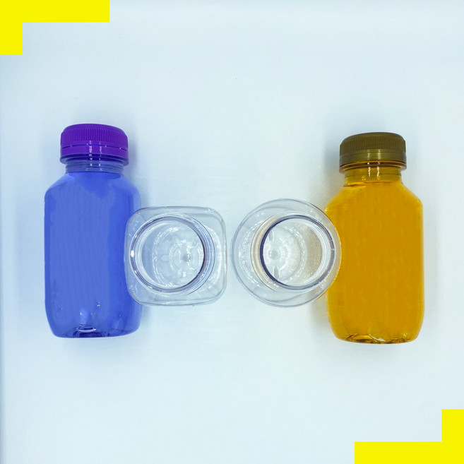 [보틀스] 250미리 250ml 38파이 원형/사각 투명 페트병 PET병 플라스틱병 공병 소분병 작은병 소용량 미니병 국산(낱개), 골드(38파이)+원형병, 1개