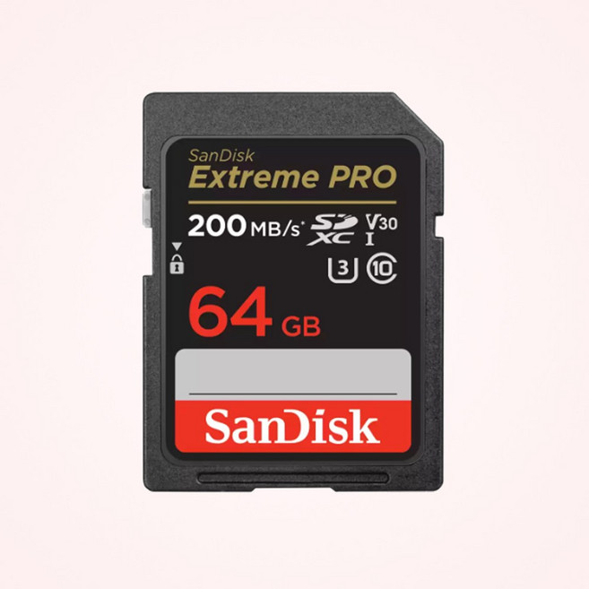 샌디스크코리아 공식인증정품 SD메모리카드 SDXC Extreme Pro 익스트림 프로 UHS-I SDSDXXU 64GB ( 공식수입정품 ), 1개
