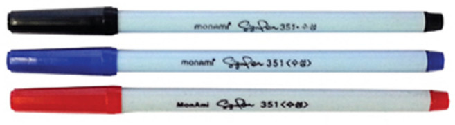 모나미 프러스펜 3000/100203/1자루, 흑색(1자루)