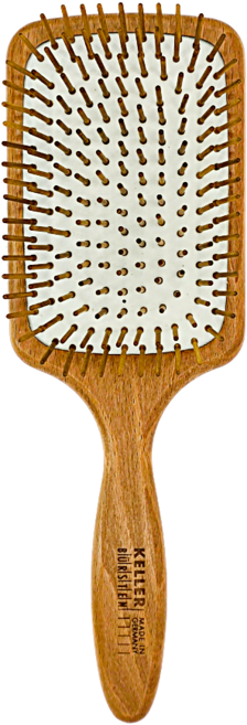 독일 켈러 비치우드핀 사각 헤어브러쉬 엉킴방지 두피마사지 빗, 1개