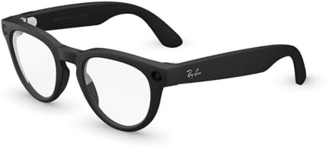 Ray-Ban Meta (Gen 2) Headliner Shiny Black | Smart AI Glasses for Men Women — 2x Battery Life 3, Ray-Ban Meta (Gen 2), Headline