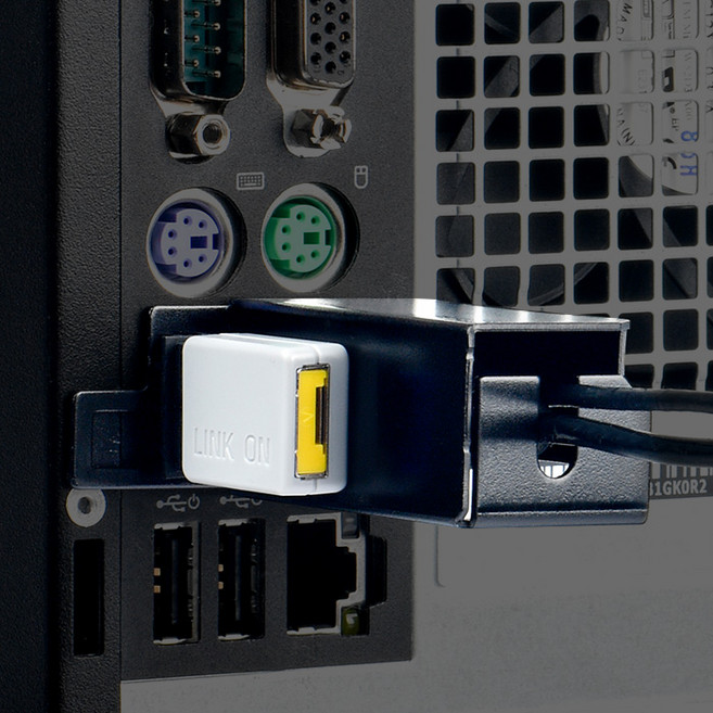 스마트키퍼 키보드 마우스 락 USB 케이블 잠금 장치 시스템 물리보안 회사 사무실 PC방, 1개