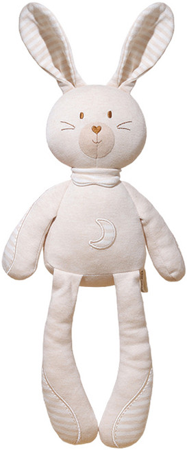 JoyBaby 寶寶陪睡長腿安撫玩偶 棉質柔軟親膚 BSMI商檢合格 兔子造型, 兔子, 1個