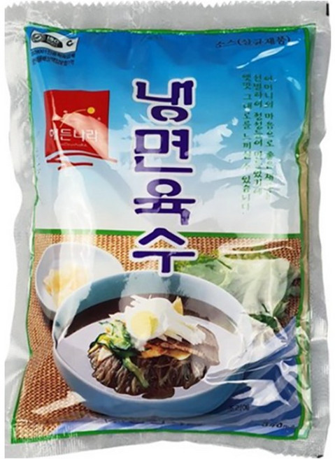 해든나라 냉면육수 불닭냉면육수, 2개, 340ml