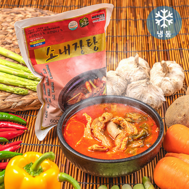 선봉 자연깃든 소내장탕 냉동 국밥 해장국 곱창전골 (5시이전 당일출고), 3개, 600g