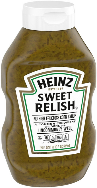 Heinz Sweet Relish 헤인즈 스위트 렐리시, 6개, 769ml