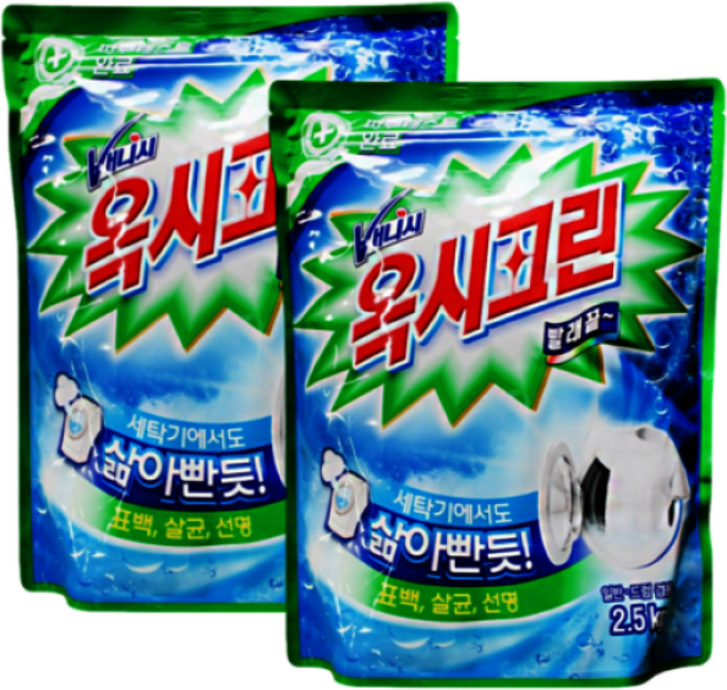 옥시크린 얼룩제거제 흰옷표백제 산소계표백제, 2.5kg