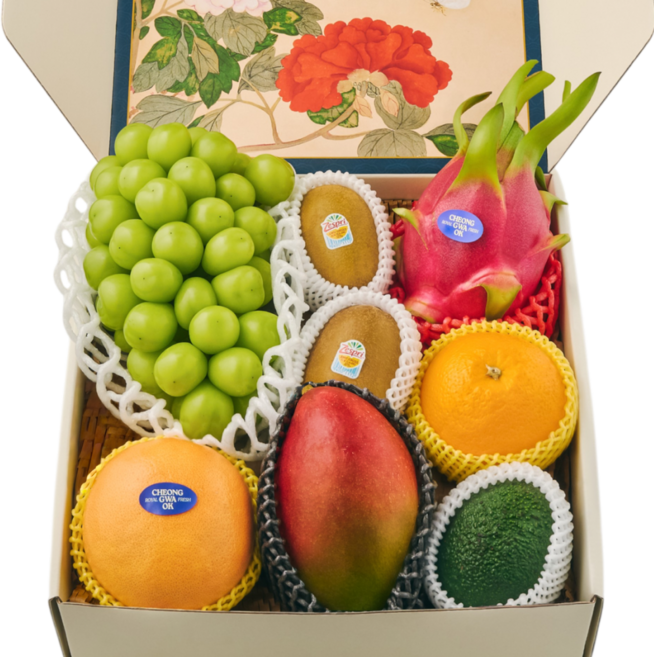 청과옥 실패없는 프리미엄 고당도 혼합 과일선물세트, 소복세트, 1세트