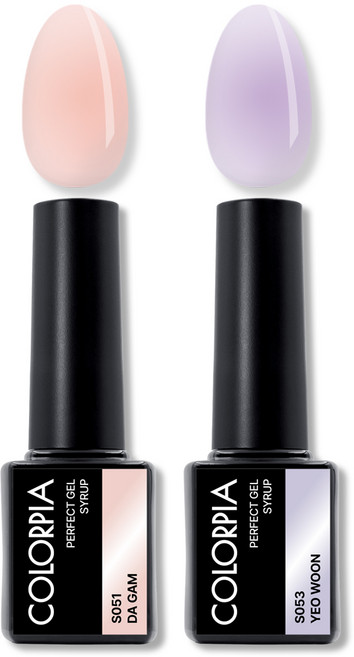 칼라피아 원스텝 퍼펙트젤 시럽 젤네일 세트, 1세트, 06. 다감+여운