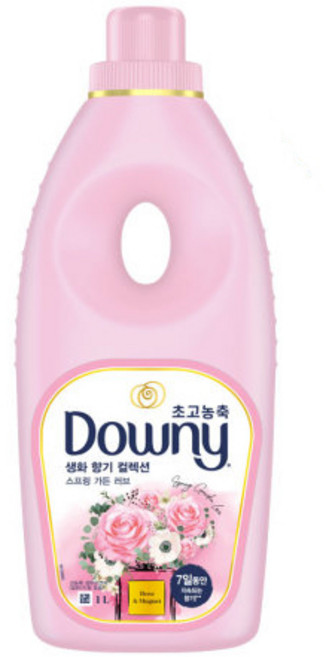 다우니 생화향기 섬유유연제 스프링 가든 1L 1개입, 1개