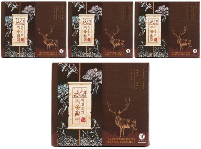 박경호의 녹용 활력 명작 진액 즙, 1L, 4개