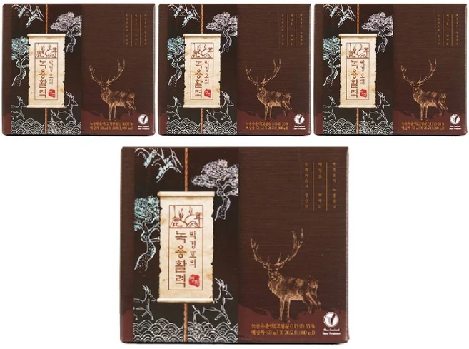 박경호의 녹용 활력 명작 진액 즙, 1L, 4개 - 쿠팡