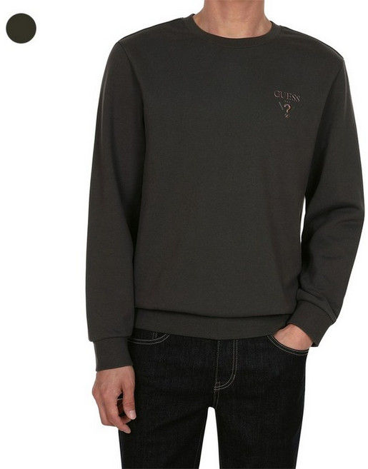 게스 직영 남성 무테 미니 삼각로고 FLEECE SWEATSHIRT KO4K04C7 401274